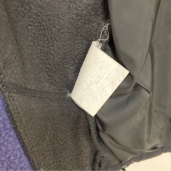 Columbia Winter Fleece Purple and Black Vest with Adjustable Waist - Picture 9 of 13